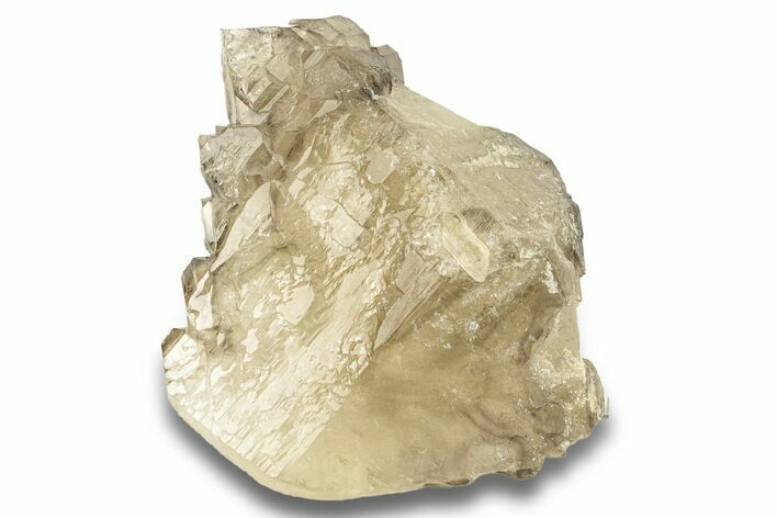 Lustrous Smoky Elestial Quartz Cluster - Brazil #256446